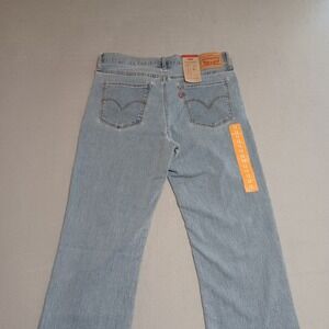 Levis 314 Shaping Straight Jeans Womens 31x32 Light Wash Stellar Stretch New